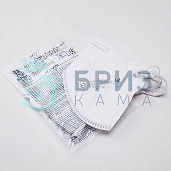 Респиратор полумаска фильтр.БРИЗ-1106  FFP1 NR D(противоаэроз.,от дыма и пыли)